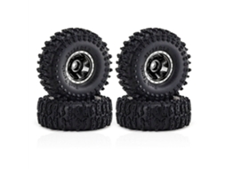 Peças Atualizadas De 1 Polegada De Liga De Alumínio Lâmina Rodas Jc Pneu Para Trx4m Scx24 Fms24 1/18 Escalada Rock Crawler Carros Rc Veículos Modelo