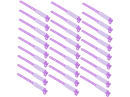 Pulseiras de identificação Sosoport 100 para entradas de eventos e diversos parques, com superfície impermeável em PVC.