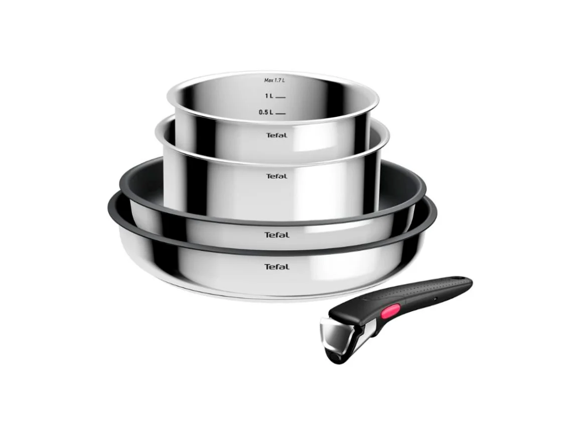 Set TEFAL Ingenio Cook Eat ( 5 Peças - Pega Amovível - Compátivel com Todas as Fontes de Calor)