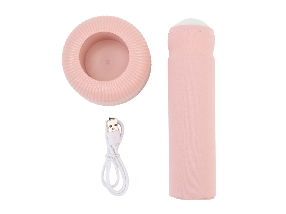 Lanterna Noturna Led Recarregável com Design Inovador para Quarto Rosa | S/MARCA