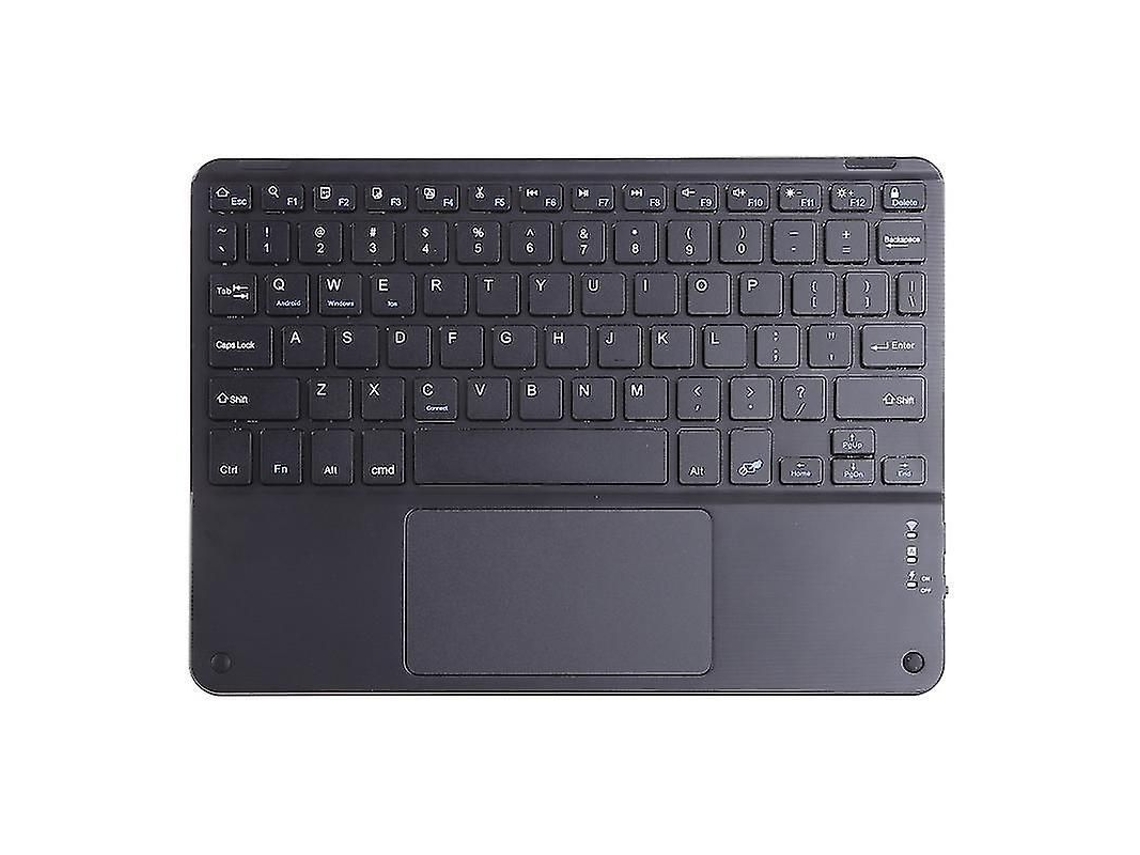 Teclado Sem Fio Bluetooth com Touchpad Recarregável USB Multitouch para PC e Laptop