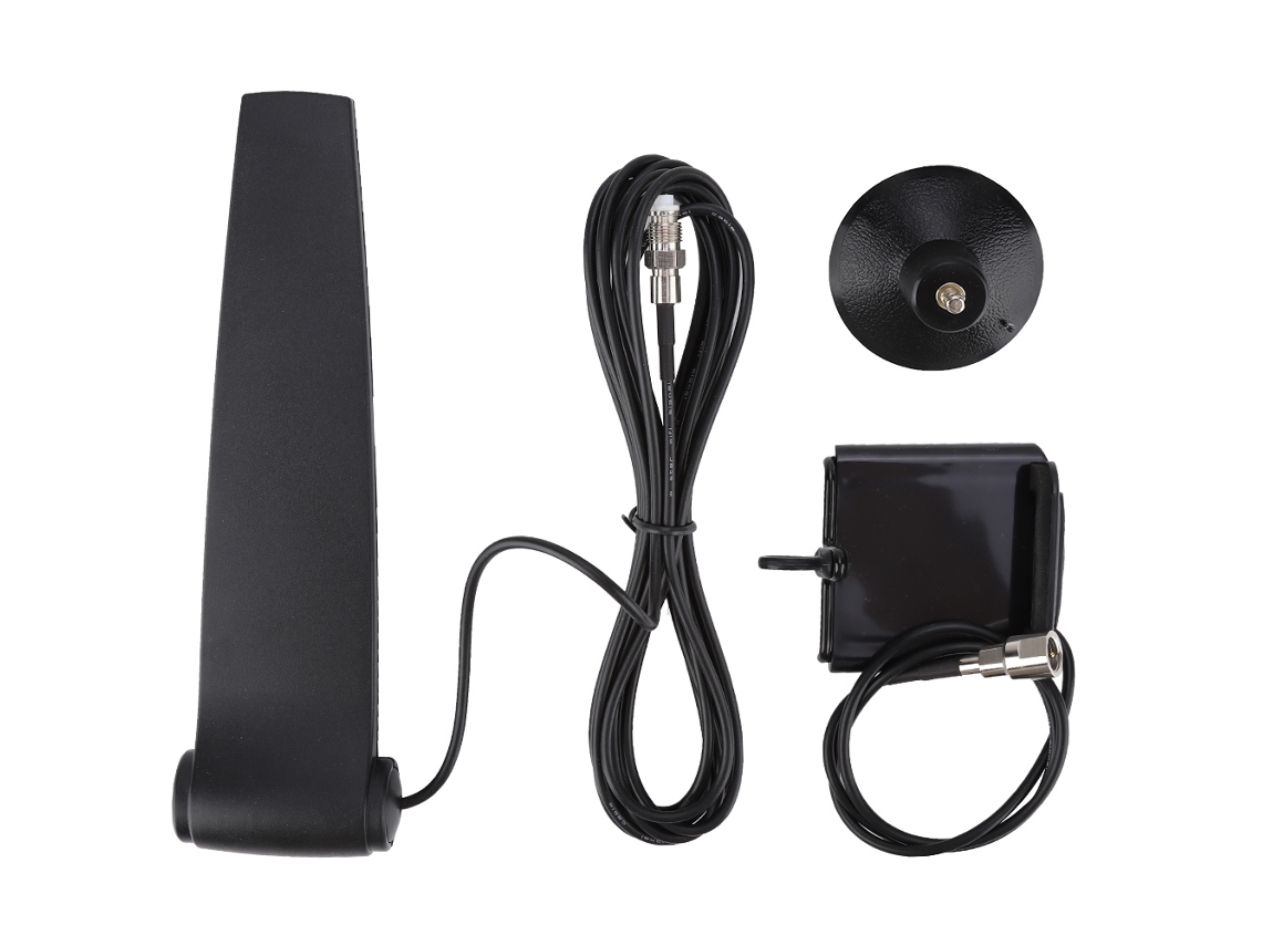 1 Peça Antena Omnidirecional De Alta Ganho Abs Preta 2.4g Wifi 9db