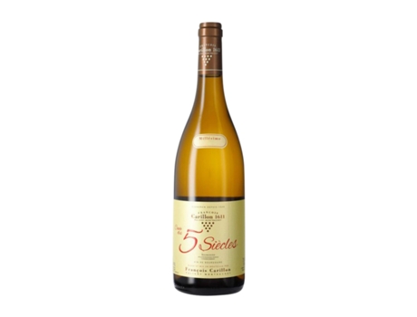 Vinho branco FRANÇOIS CARILLON Cuvée des 5 Siècles Chardonnay (0.75 L - 1 Unidade)