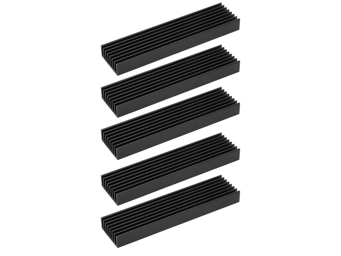 Laxiscreed Dissipador De Calor Em Alumínio Preto Para Cpu E Amplificadores