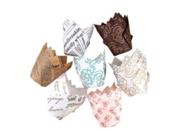 Lurelia Forma Para Muffin, 100 Unidades, Para Bolo, Chocolate E Cupcakes
