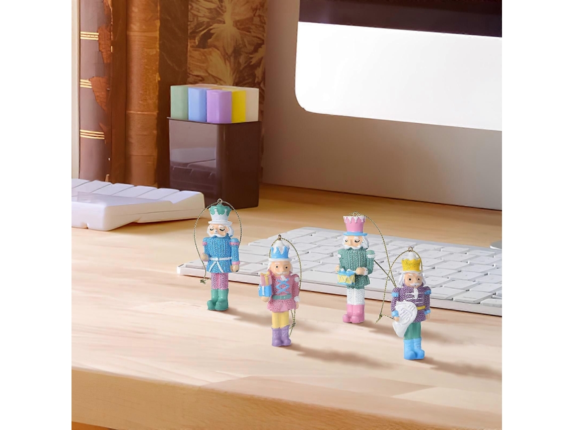 Conjunto De 8 Quebra-nozes Decorativos De Natal