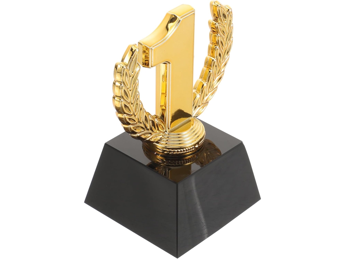 Mini Troféu de Cristal e Plástico Leve SFUSHOS