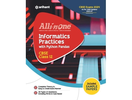 Livro All In One Class 12th Informatics Practices for CBSE Exam 2024 de Neetu Gaikwad (Inglês)