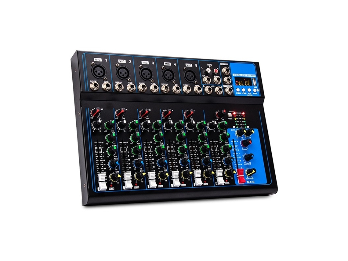 Mesa De Mistura 7 Canais De 48v Com Suporte Bluetooth*