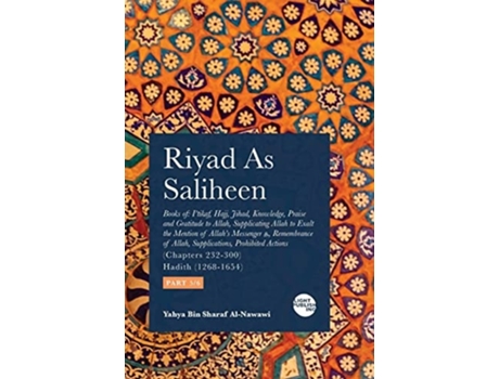 Livro Riyad As Saliheen Part 5 de Yahya Bin Sharaf Al-Nawawi (Inglês)