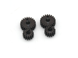 Conjunto de Engrenagens Metálicas Melhoradas para o Modelo de Automóvel Rc Fms Fcx24 12401 Power Wagon 1/24 Peças de Substituição MDUG