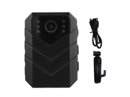 Câmara Corporal Com Clip Posterior 4k Hd Visão Noturna Resistente À Água Gravadora De Vídeo Portátil Para Segurança E Polícia