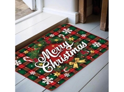 Feliz Natal Capacho de Natal 60x40 cm