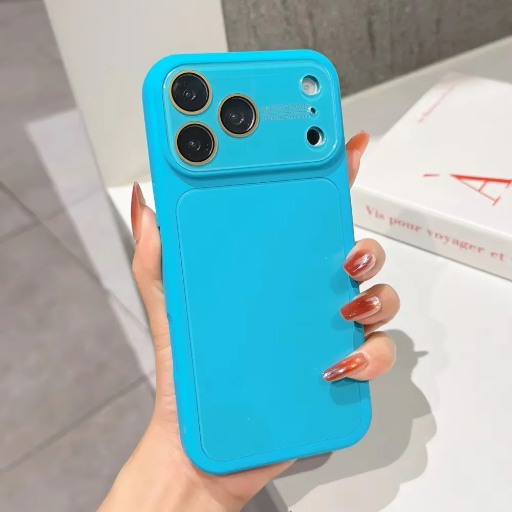 (azul, Iphone 14) Capa Protetora Deslizante Com Suporte De Anel Para Lente Da Câmera E Suporte Magnético Para Carro.
