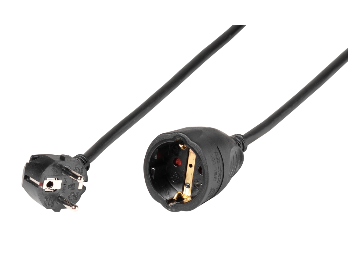 Prolongador 6T VIVANCO 1T M-F 3M (Preto)