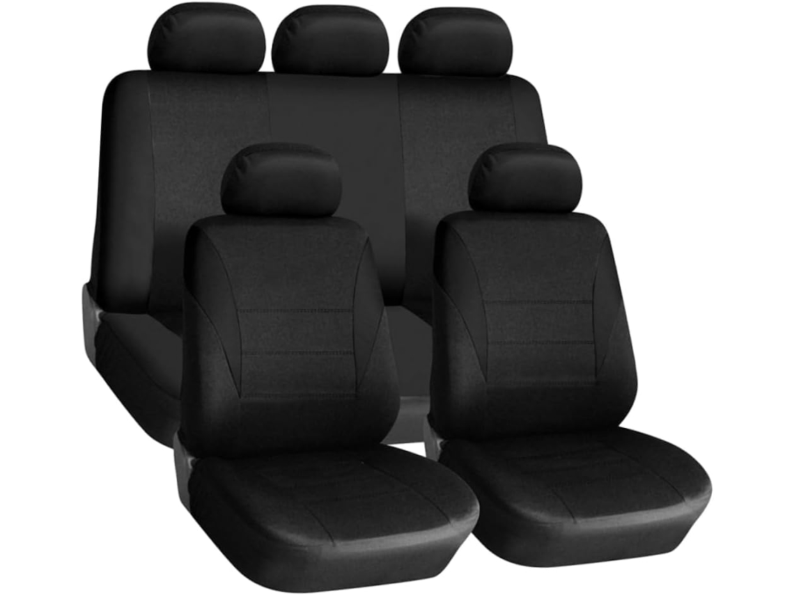Conjunto de 9 peças de capas de assento de carro resistentes ao desgaste.