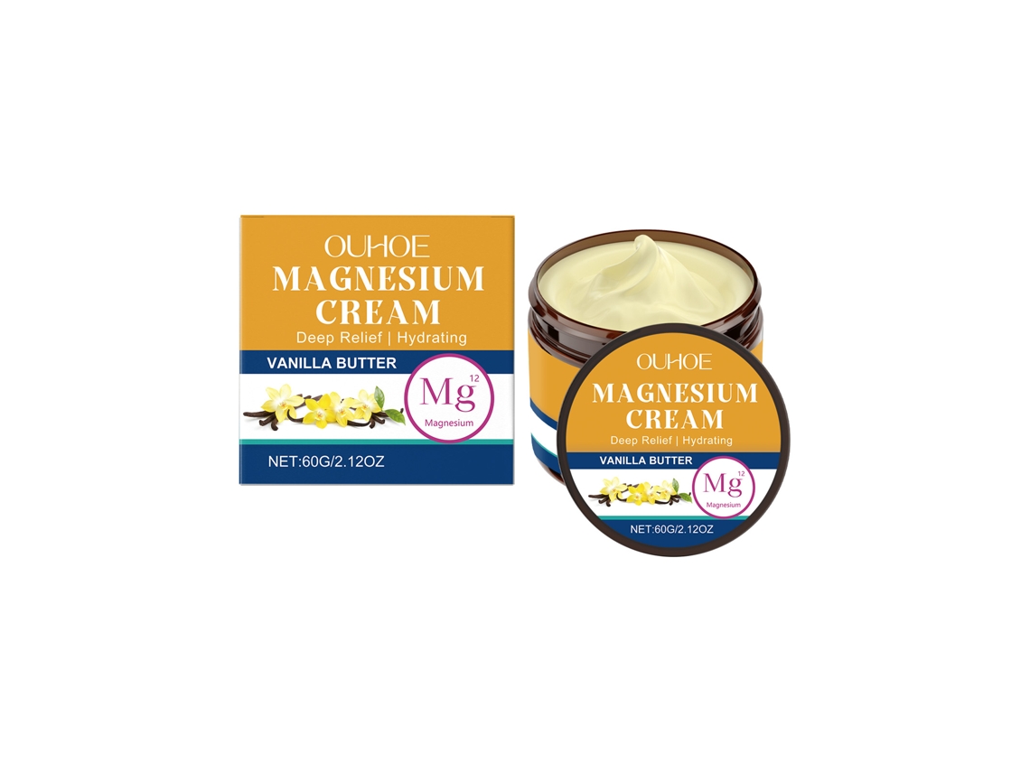 Creme Magnésio Baunilha Alivio Muscular Rápido