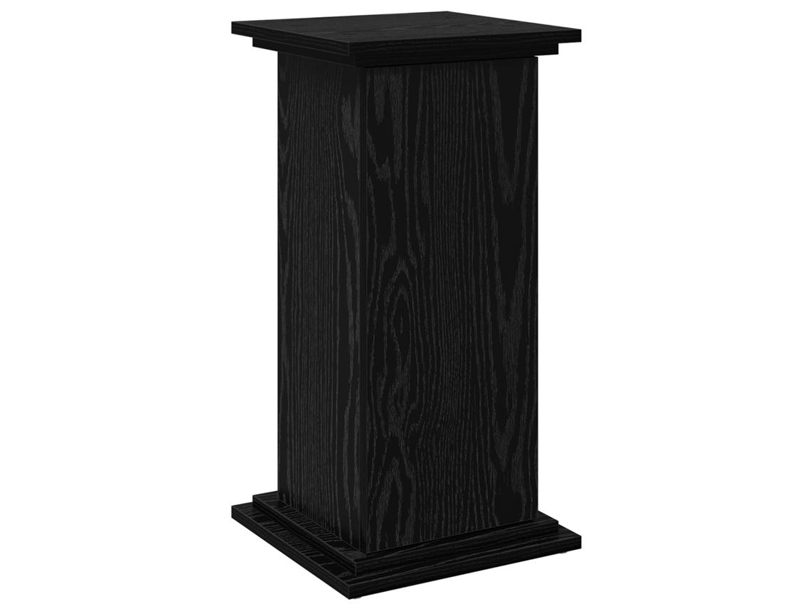 Conjunto 1 Suporte De Exibição Vidaxl Preto Derivados De Madeira (31 X 30 X 60 Cm)