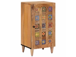 Vidaxl Buffet Natural 40 X 33 X 75 Cm Madeira De Manga Maciça