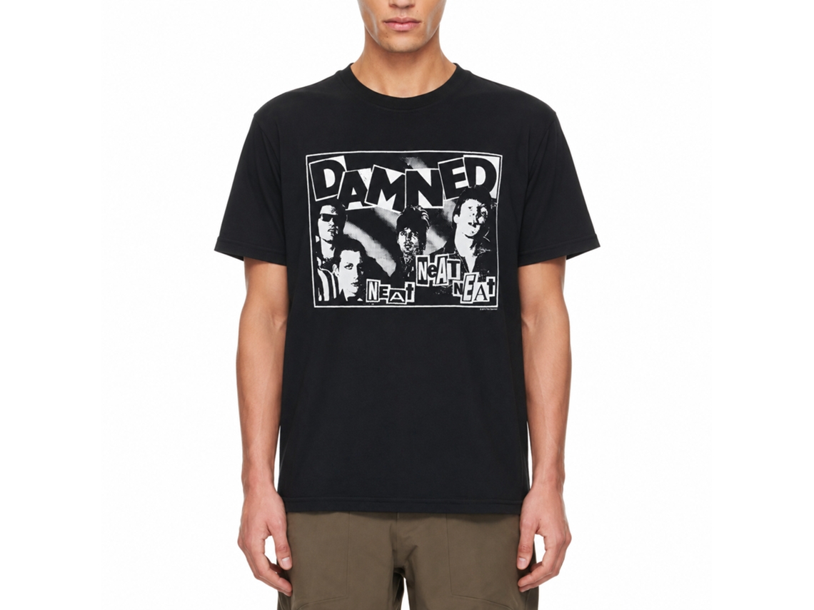 The Damned Neat Neat Neat Promo T-shirt Unisex Adults Size:xl