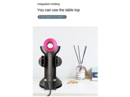 Suporte Para Secador De Cabelo, Vertical, Antirriscos, Para Banheiro, Cinza Ly Ebike