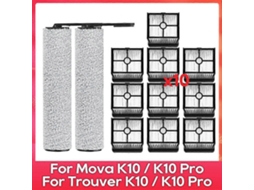 Peças E Acessórios Para Aspirador De Pó K10, K10 Pro / Trouver K10, K10 Pro: Rolo, Escova Principal E Filtro Hepa._ozo