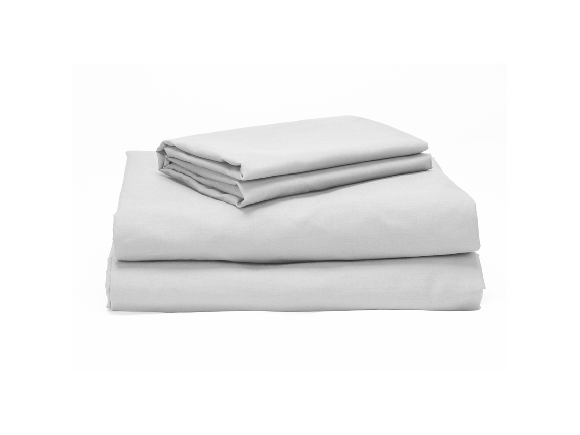 Conjunto De Cama Solteiro Branco Pikolin Home 80x190 Cm