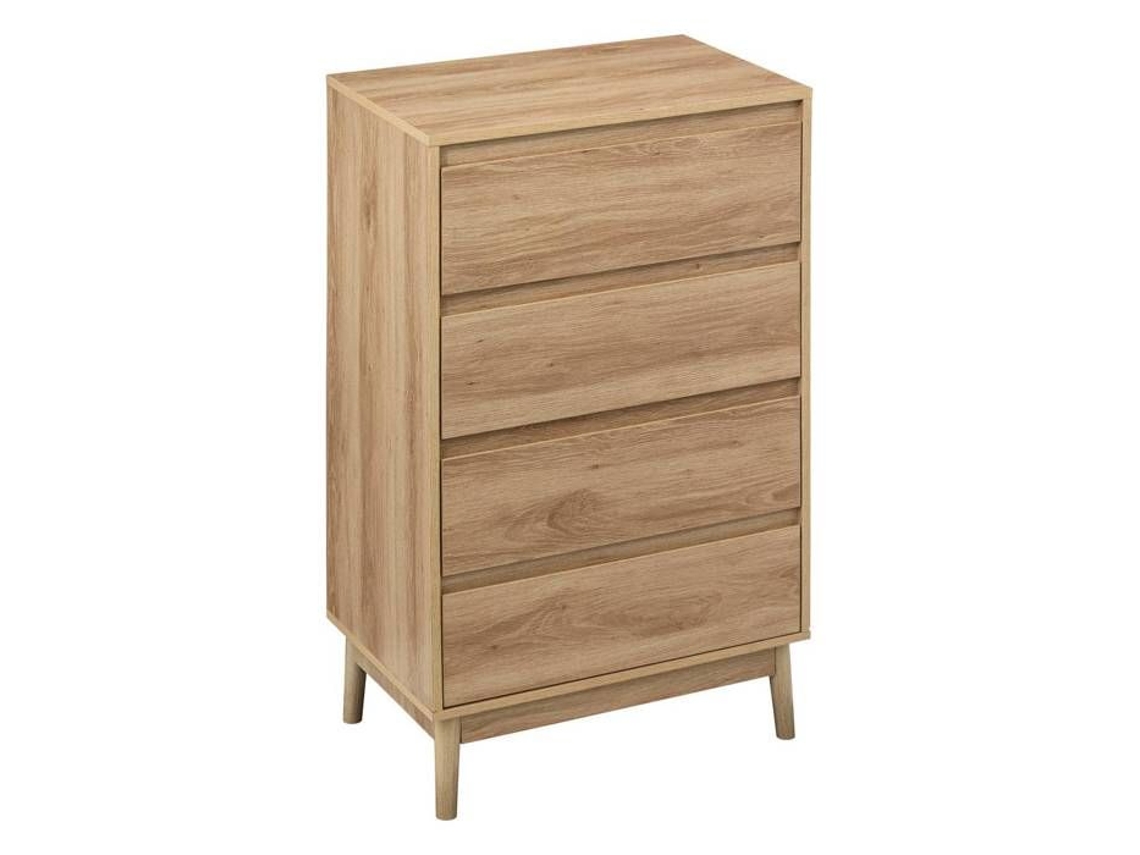 Cómoda Natural Abana FIVE Multicor (60x40x107.3cm)