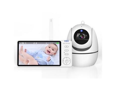 Babá Eletrônica Sem Fio Com Tela E Interfone De Voz, Monitoramento Do Sono, Monitoramento Infantil, Tela De 5 Polegadas Fwinl
