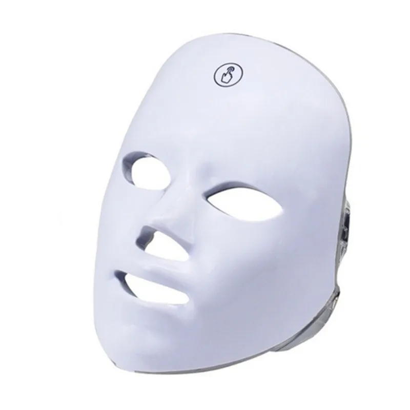 (branco) Máscara Facial Led Feminina Para Cuidados Com A Pele, Dispositivo De Beleza Doméstico Recarregável.