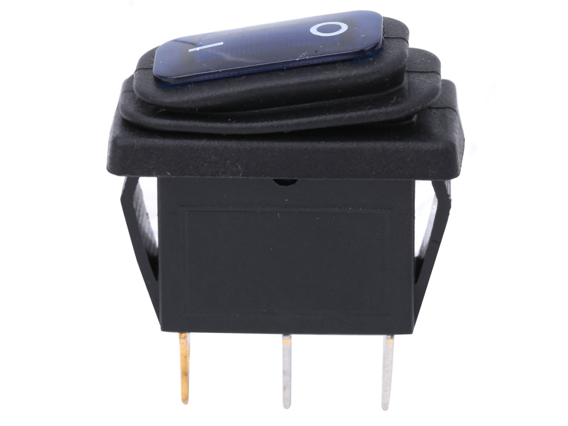 Laxiscreed Interruptor De Luz À Prova D'água Com Bornes De 3 Fios E Pinos, 250vac