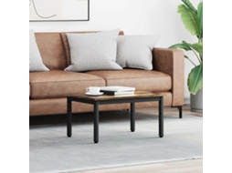 Vidaxl Mesa De Centro Carvalho Fumê 70 X 50 X 36 Cm