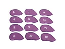 Urbannova-12 Capas De Ferro De Golfe Númeradas De Pu Roxo