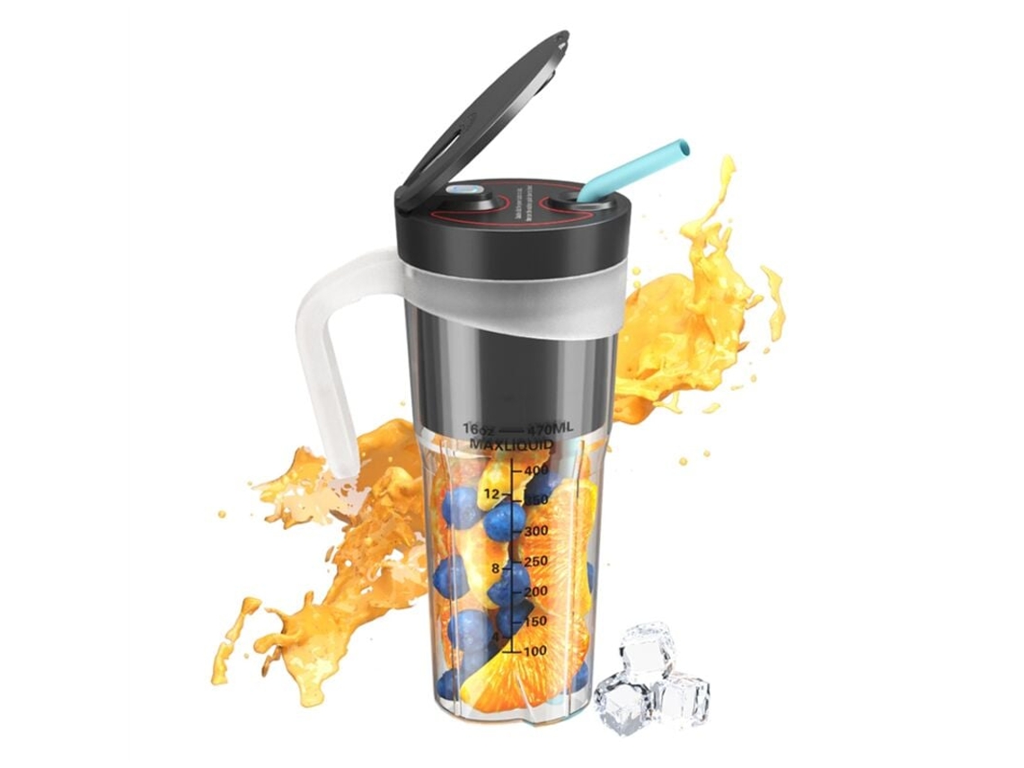 Liquidificador Portátil Para Smoothies, Espremedor Elétrico, Liquidificador Portátil Recarregável Para Smoothies, Liquidificador D Slowmoose