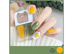 Esmalte De Unhas Peelable À Base De Água, Mate E Brilhante, Conjunto De 2 Frascos, Eoocoo