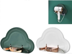 Suporte de Parede para Secador Cabelo , Zodors, Plástico Autoadesivo Cabelo, I Deal Quartos e Banheiros. GOKOCO (2 Peças)