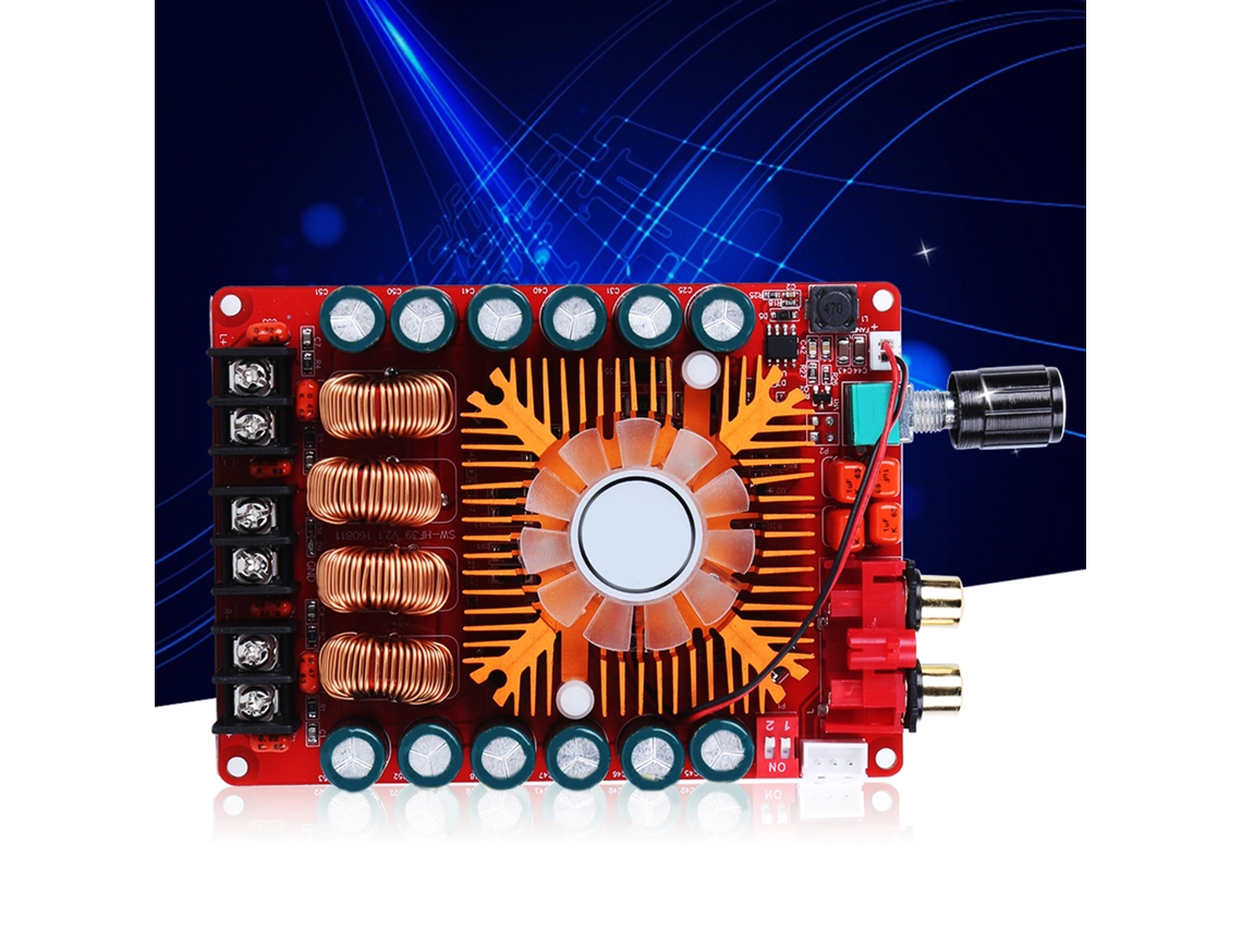 Laxiscreed Módulo Amplificador De Áudio Tda7498e Com Alta Potência E Modo Stereo/mono