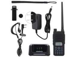 Rádio Portátil Dual Banda Vhfuhf Baofeng Dm1801 Para Comunicação Em Mão