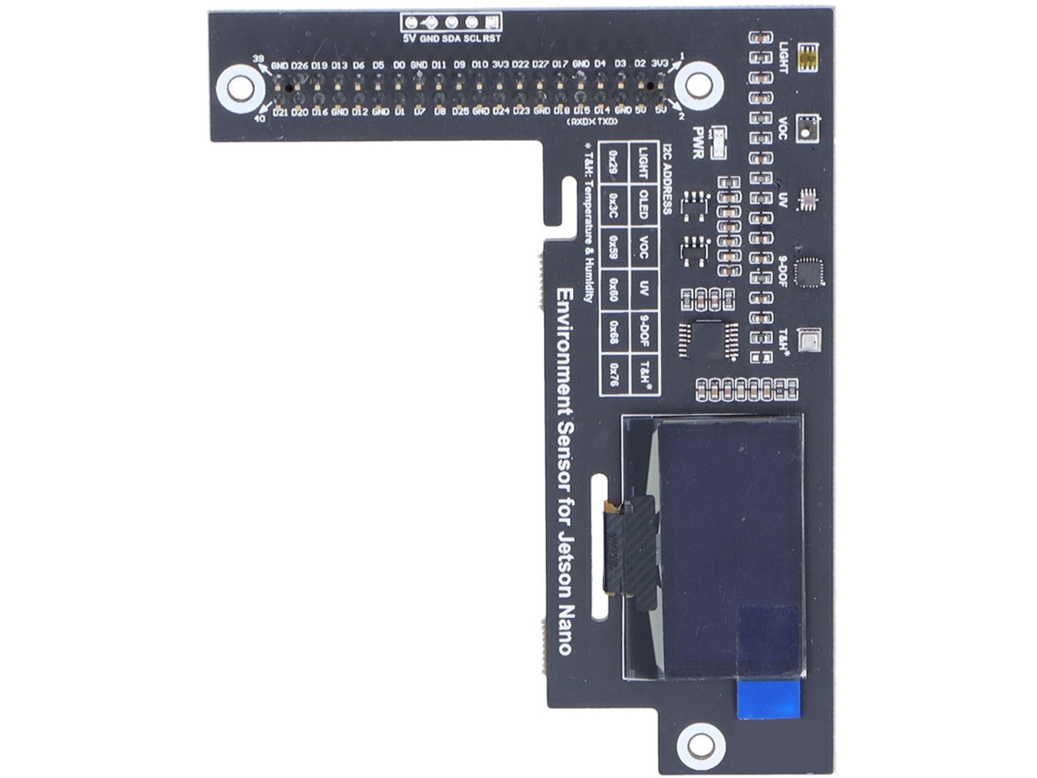 Placa De Expansão Sensor Ambiental Laxiscreed Com Oled De 1.3 Polegadas E Suporte I2c