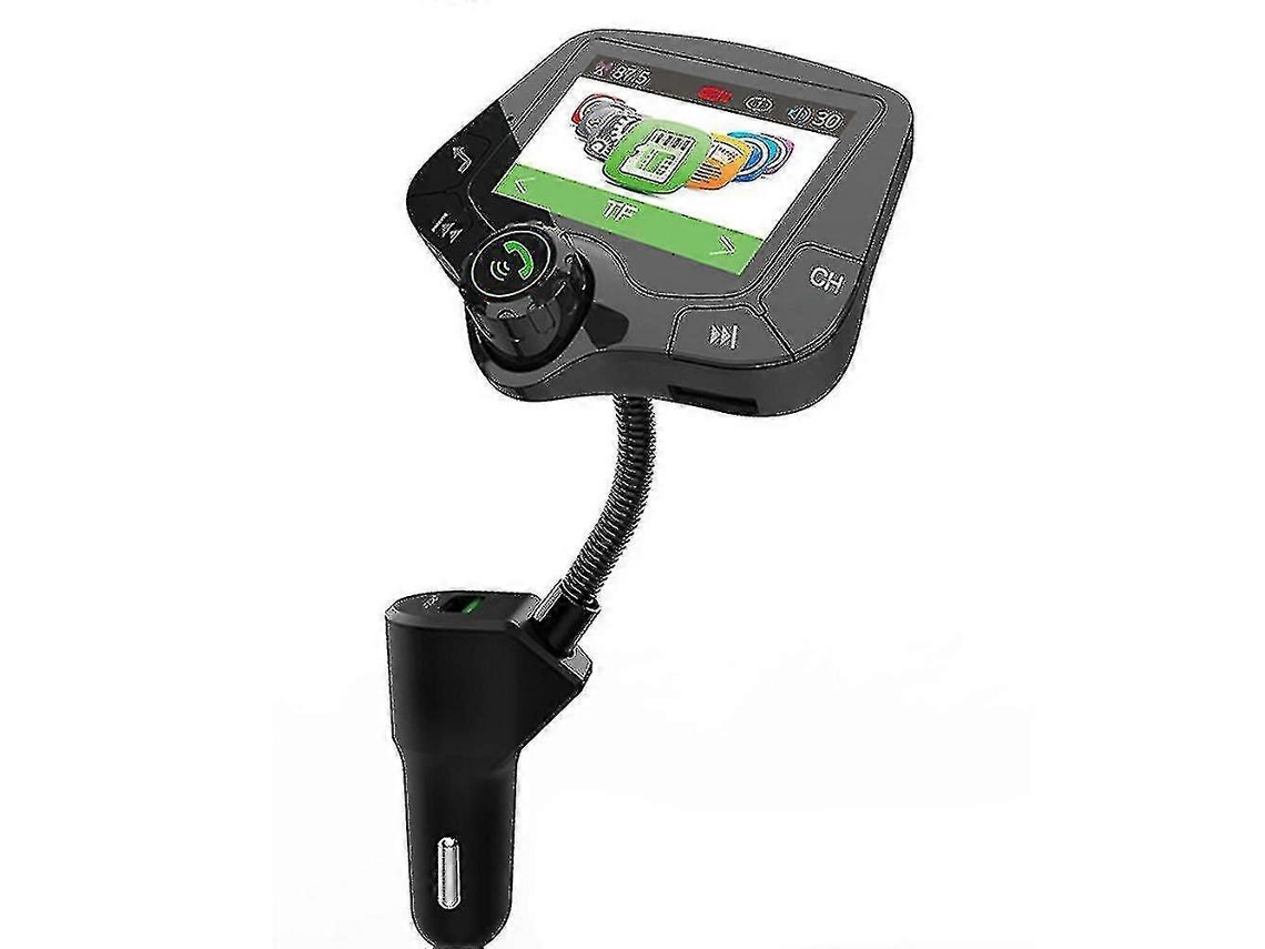 Transmissor Fm Bluetooth Veicular, Usb, Carga Rápida, Visor Lcd