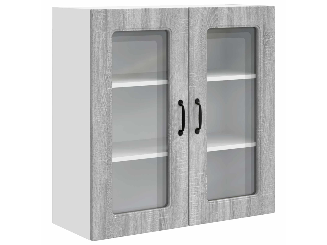 Conjunto 1 Armário De Cozinha Vidaxl Cinzento Derivados De Madeira (80 X 31 X 80 Cm)