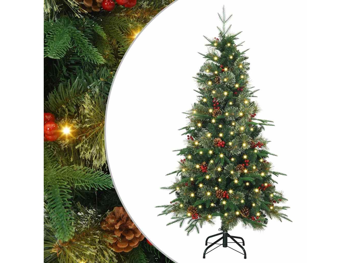 Conjunto 1 Decoração De Natal Vidaxl Verde Plástico (120 Cm)