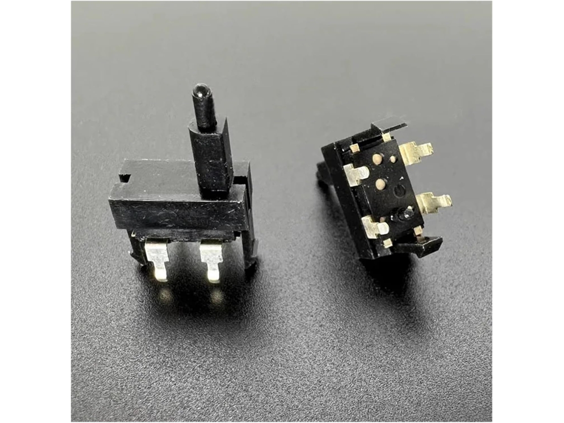 Conjunto De 10 Botões De Pressão 7x 11mm Com Reta Inserção E Aterramento, 5 Pinos, Instalação Vertical