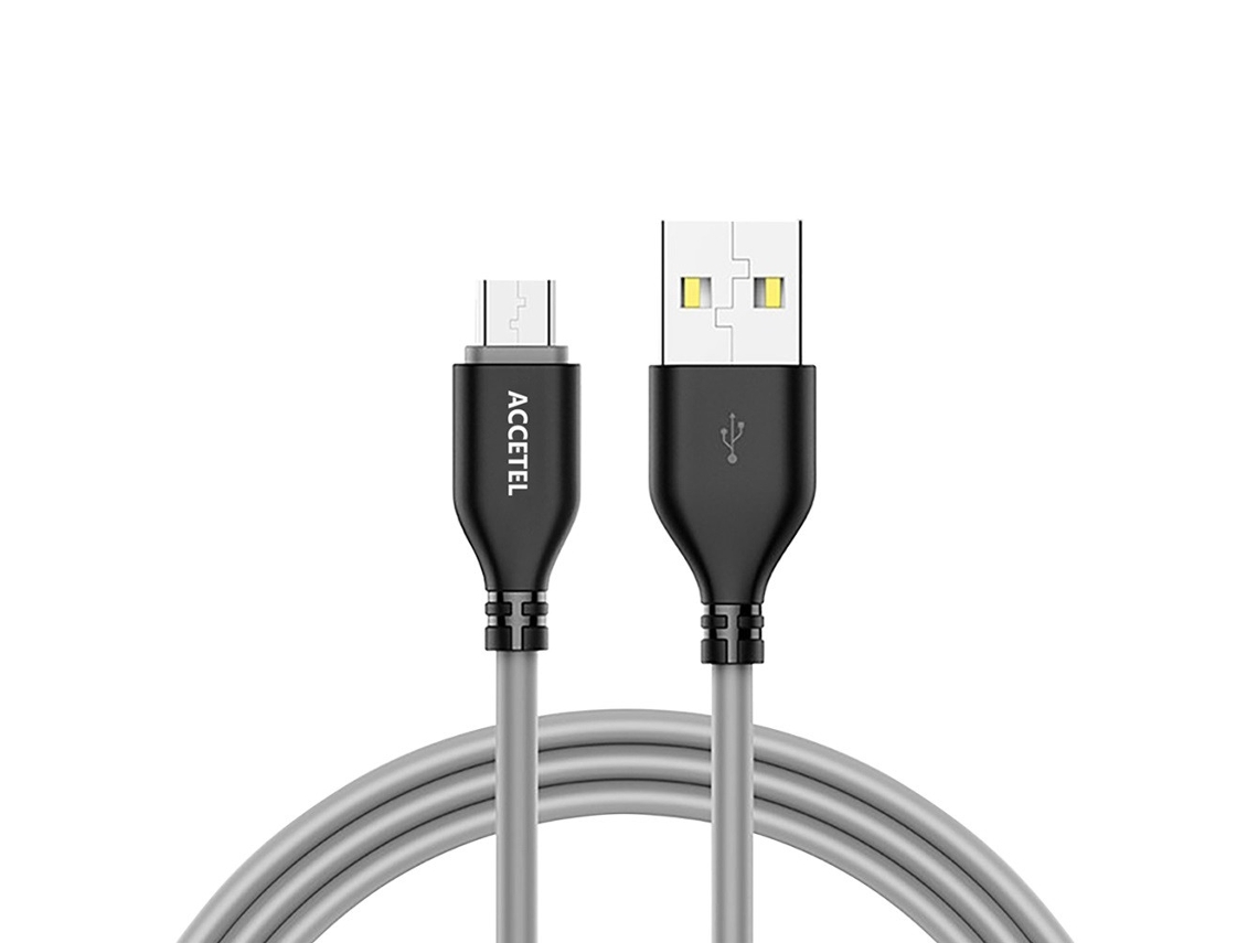 Cu1705 Cabo De Dados Tpe 2.1a - Micro Usb Preto/cinza