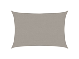 Maison Exclusive - Para-sol Estilo Vela Retangular 160g/m² 2x2,5m Pead Cinza-claro