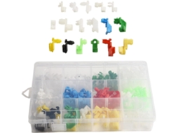 Conjunto De 160 Peças Presilhas Para Fechaduras Portas, Kit Fixadores