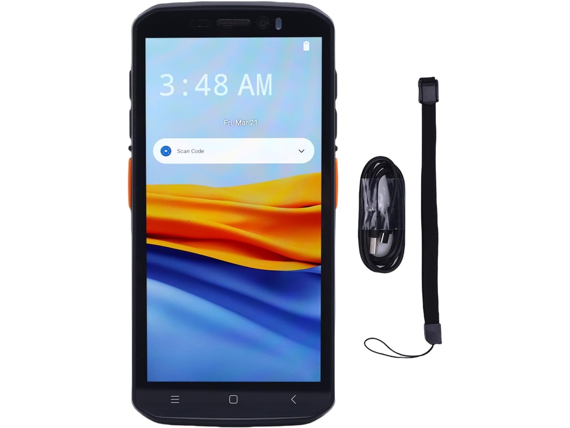 Leitor De Código De Barras Android 14, Laptop Com Tela Sensível Ao Toque De 5,5 Polegadas