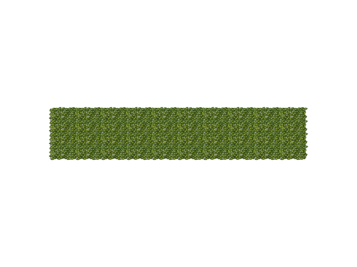 Vidaxl Tela De Varanda Com Folhas Verde E Amarelo 500 X 100 Cm