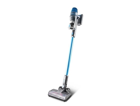 Aspirador Digital de Vassoura Sem Fio Azul e Cinza 450W F45 Da VORTEX