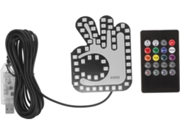 Painel De Luz Led Automotivo Gleavi Com Controle Por Gestos Sinalização Luminosa Controlada